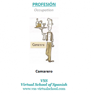 Spanish vocabulary: Camarero