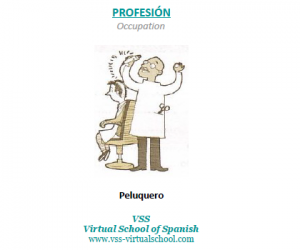 Spanish vocabulary: peluquero